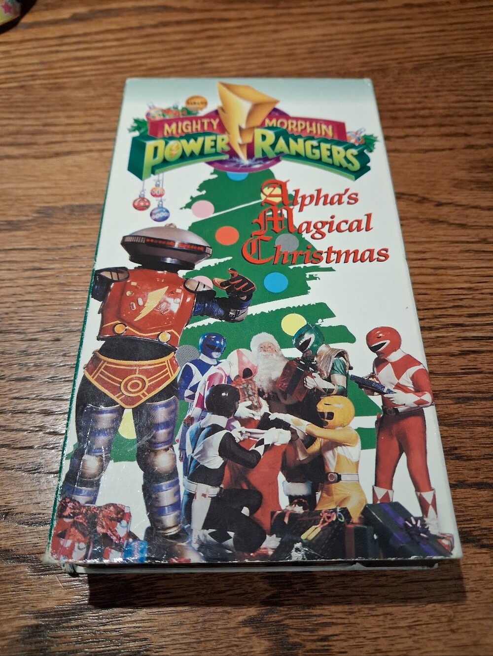 Vintage 90s Mighty Morphin Power Rangers Alpha’s Magical Christmas VHS 1994